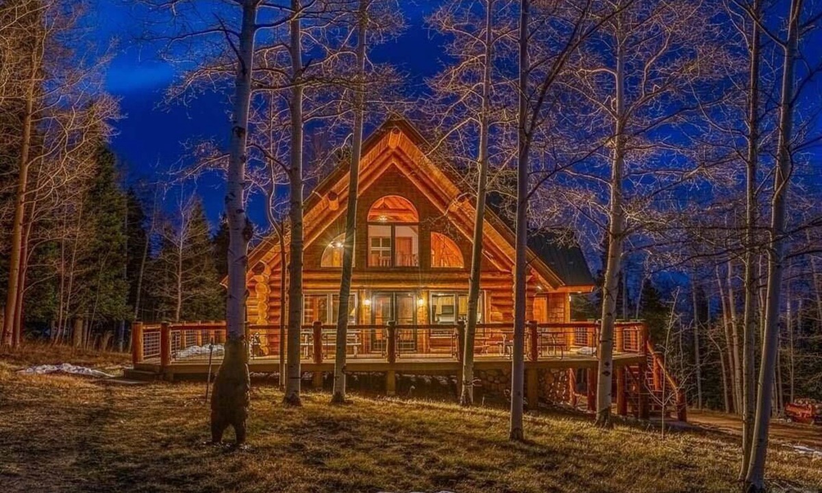 Westcliffe House | A Creek Runs Through It Luxury Log Home