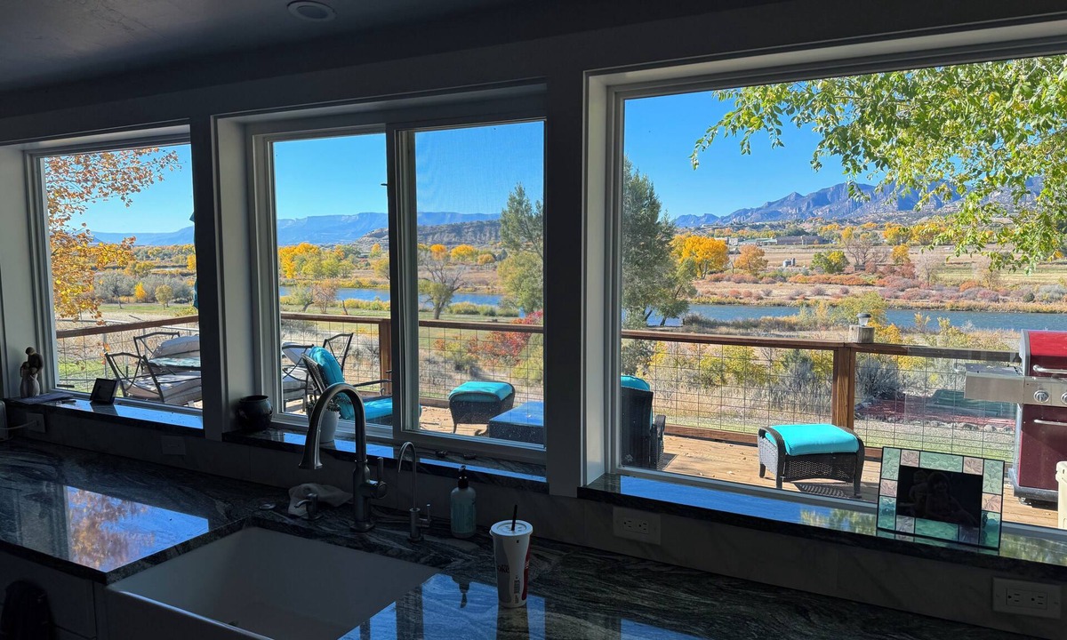 New Castle House | Beautiful River property with beach access. Relaxing deck-overlooking the valley