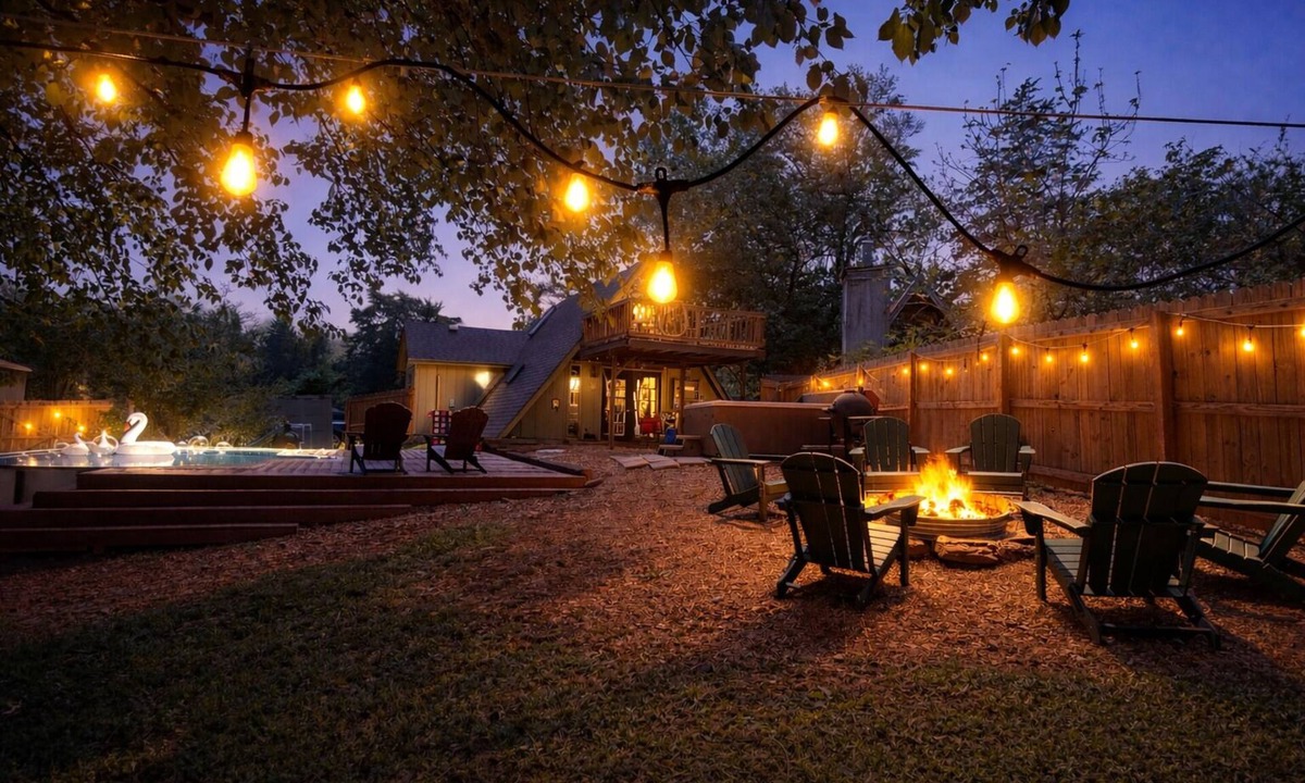 Beaver Shores House | Beaver Lake Summer Getaway +Hot Tub+Pool+Fenced