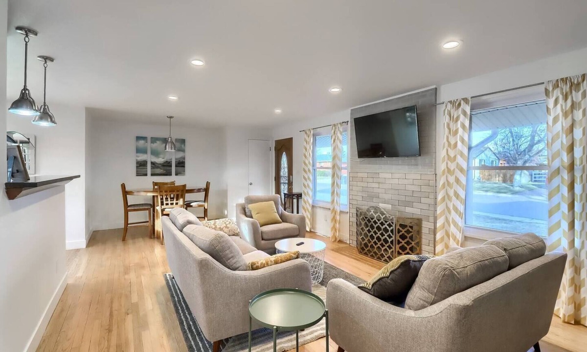 Littleton House | Denver Getaway with Two Living Rooms and Yard