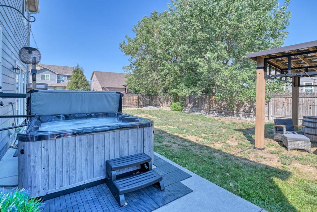 Security-Widefield House | FlightDeck HotTub Fireplace NearAirport FamilyHome
