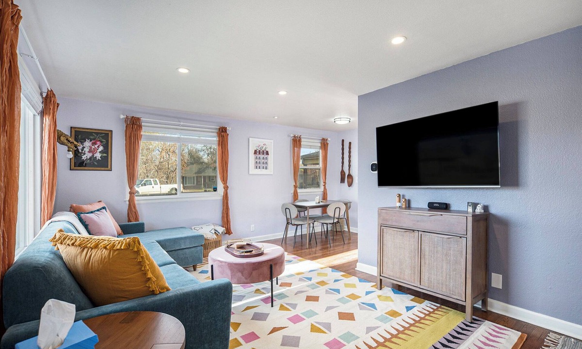 Arvada Plaza Area House | Funky Home with Hot Tub, Backyard, Fire Pit