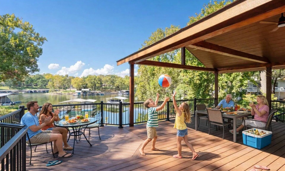 Afton House | Lakefront, Private Dock, Boat Slip and Indoor Fishing. Golf, airport next door.