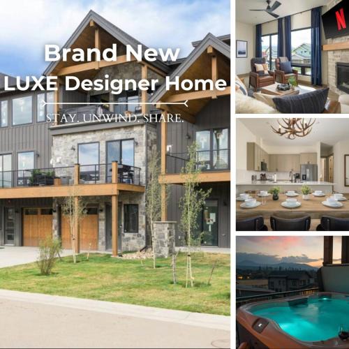 Fraser House | Lodge 212 Brand New LUXE Designer Home Hot Tub
