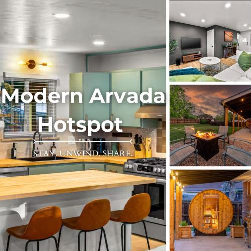Scenic Heights Apartment | Modern Arvada Suite Sauna & Games