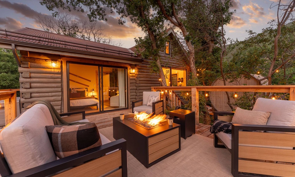 Glenwood Springs Cabin | Modern Cabin with Canyon Views with Patio, Sauna Hot Tub, Wifi, AC & Fireplace