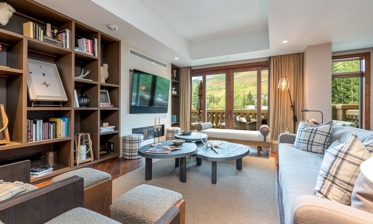 Vail Condo | Remodeled Ritz-Carlton by InvitedHome | Media Room, Patio, Pool, Hot Tub, Golf