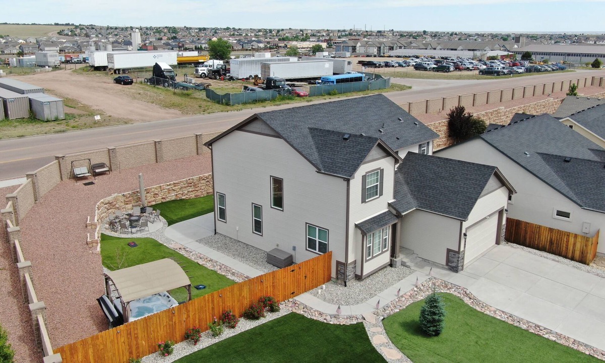 Colorado Springs House | Spacious 5-BR Home: Private Hot Tub & Big Yard, Stocked Kitchen, Mountain View!