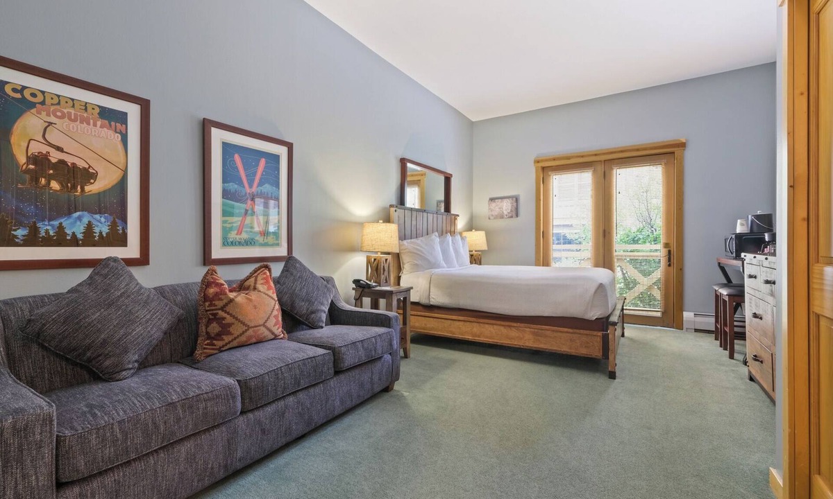 Copper Mountain Village Hotel | Tucker Mountain Hotel Style Room with 1 Bed #107A by RedAwning
