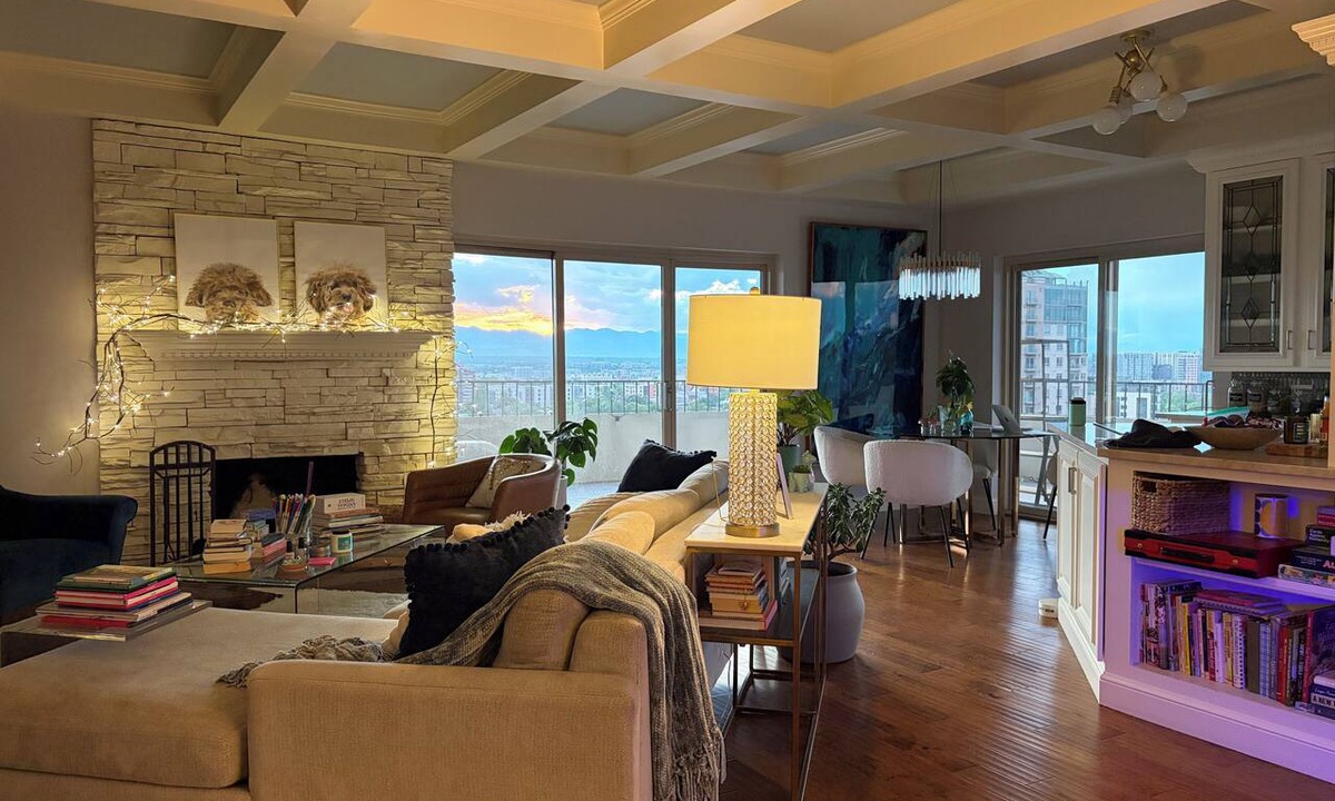 Speer Condo | Unique Colorful High Rise with Unbelievable Mountain and City Views