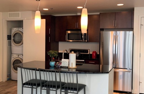Downtown Denver Condo | 1-bedroom furnished Spire condo Downtown Denver near convention center