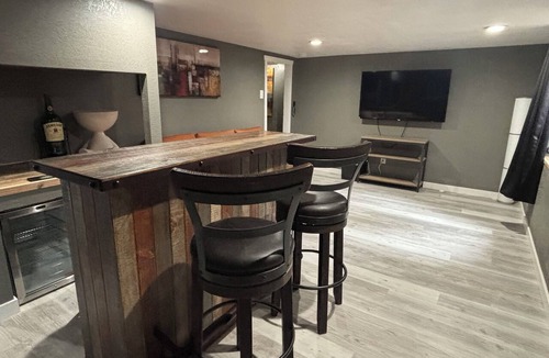 Greeley House | 3-bedroom house in charming Greeley with AC. Backyard fire pit and covered patio