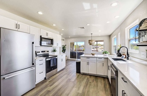 Pueblo West House | 3BR Retreat with Hot Tub, Deck, Fire Pit,Sleeps 10