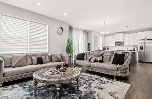 Rogers House | A comfortable 3-bedroom home offers 5 beds and can accommodate up to 8 guests.