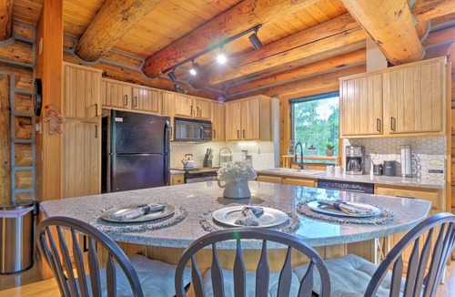 Westcliffe House | A Creek Runs Through It Luxury Log Home