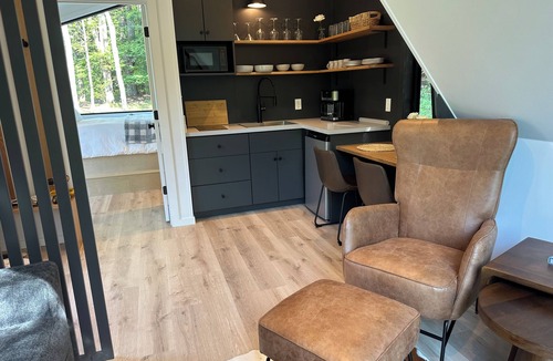 Greenfield Center Cabin | Aframe tiny home in the forest