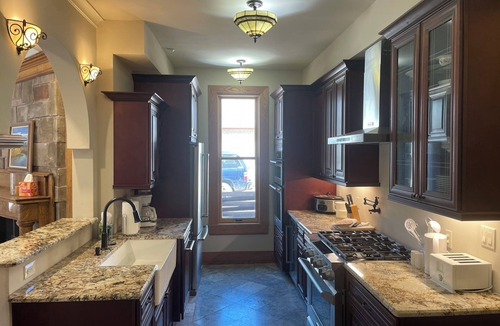 Manitou Springs Historic District Condo | Award-Winning Restoration 1 Block to Downtown Manitou, Deck & Fireplaces