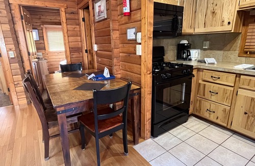 Almont Cabin | Beautiful 2 Bedroom Cabin on Taylor River with Private Hot Tub