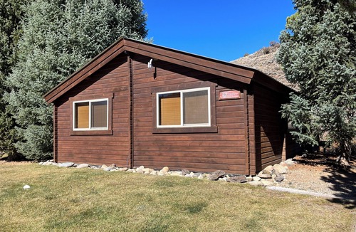 Almont Cabin | Beautiful 2 Bedroom Cabin on Taylor River with Private Hot Tub