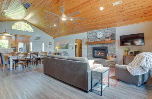 Sylvan Shores House | Beaver Lake Home w/Game Room, Boat Slip & Views!