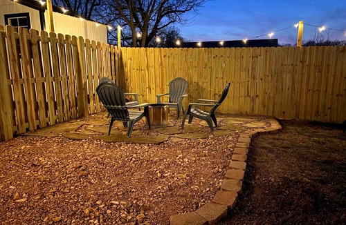 Bentonville House | Bike to Coler - Private Backyard - Big Kitchen: The Roost - Bentonville, AR