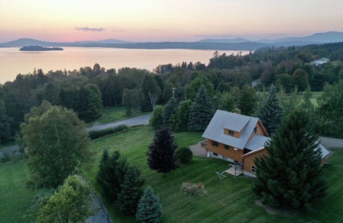 Rangeley House | Blue Spruce - Close to town with views of Rangeley Lake