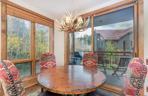 Mountain Village Condo | BLUEGRASS FEST SPECIAL-2BR/2Bth; Mtn Views, garage, fireplace, deck and more!