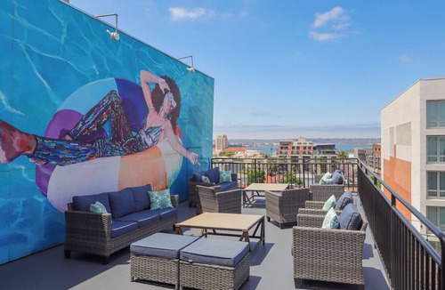 Little Italy Hotel | Boutique 1 Queen Stay w/On-Site Restaurant + Panoramic Views