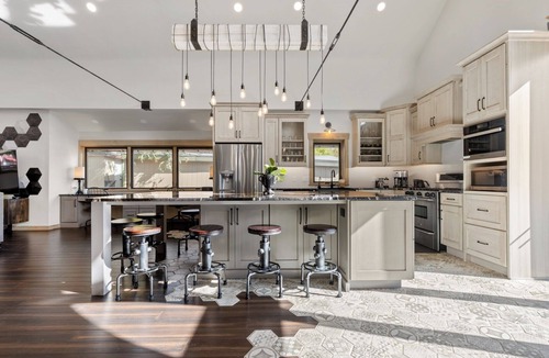 Central Colorado Springs House | Converted Historical Church: Luxe, 4 King Bed, Accessible, Downtown, Chef Kitchn
