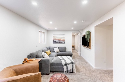 Scenic Heights House | Cozy Homebase w/ Hot Tub and Fireplace - Close to Everything!
