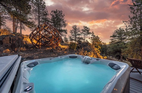 Bailey House | Dreamscape | Real Theater, Hot Tub & Jungle Dome