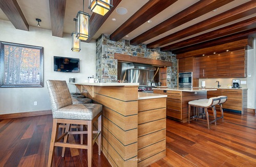 Mountain Village House | Extraordinary Mountainside Home by InvitedHome | Views, Fireplace, Hot Tub