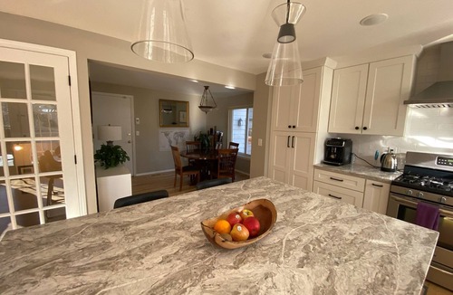 Four Mile Creek House | Family friendly home with back door access to bike trails. Parks nearby!
