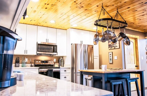 Chalet Village North House | Gorgeous Luxury Cabin! 360 Views, Fire Pit, Theater Room - Prime Location!