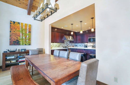 Mountain Village House | High-end, ski-in/out townhouse with grill, private hot tub & views