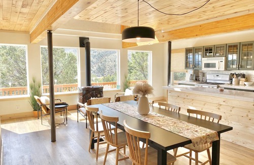 Whitepine House | Hilltop Chalet with Mt Shavano views
