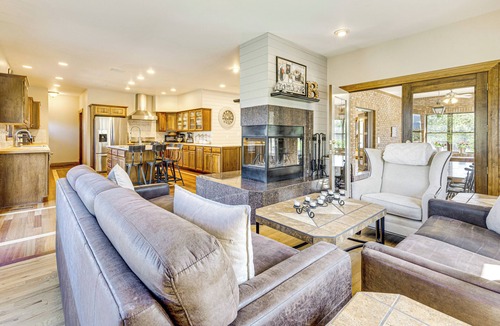 Colorado Springs House | Hot Tub! Mtn-View Family Haven in Black Forest