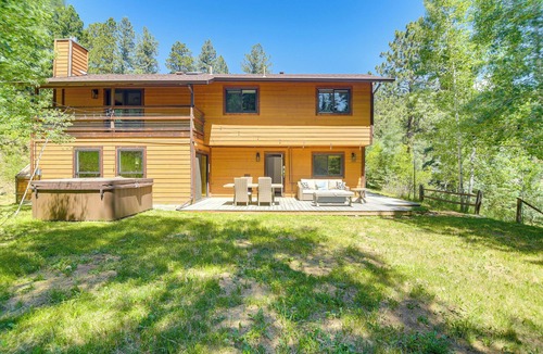 Evergreen House | Hot Tub, Mtn-View Deck: Peaceful Evergreen Home!