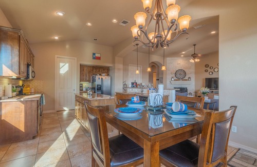 Canyon Lake House | Lake View Oasis- Sunset Lake Views, Large covered deck, fireplace, & gas firepit