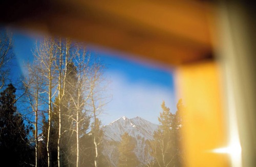 Twin Lakes Cabin | Lakeview Mountain Cabin with Wraparound Deck, Hot Tub & Wood Burning Fireplace.