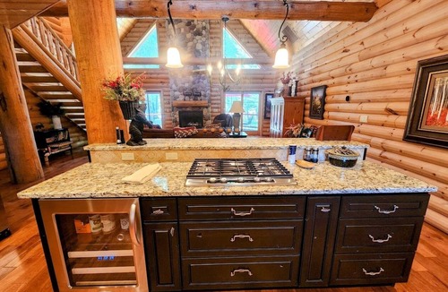 Almont House | Log Home on the East River w/Fish Access | 3 Bedroom | Gas Grill | Firepit