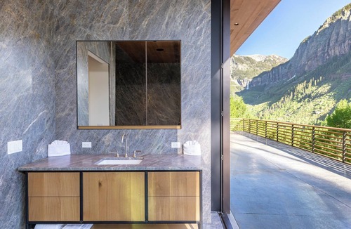 Telluride House | Luxury Glass Tiered House by InvitedHome | Panoramic Views, Hot Tub, Private