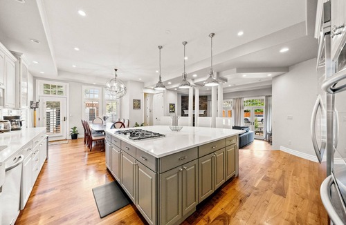 University Park House | Maison Monroe. Entertainment basement/theater/gym