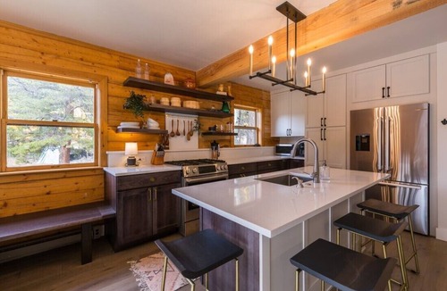 Almont Cabin | Modern Cabin in Spring Creek | 4 Bedroom | Bunk Room | Gas Grill | Parking