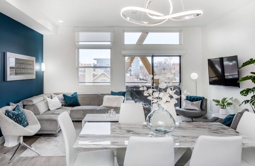 Highland Condo | Modern Contemporary Glam | WFH Desk | Espadín LoHi