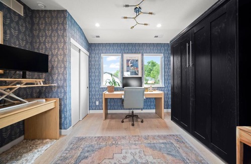Sloan Lake House | Modern Studio with Workspace and Kitchenette