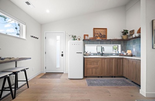 Sloan Lake House | Modern Studio with Workspace and Kitchenette