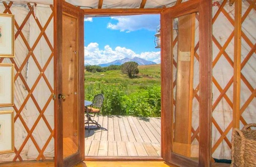 Missouri Heights RV Rental | Original and Beautifully Furnished Yurt for a Romantic Getaway near Aspen, Colorado