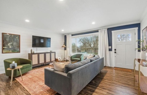 Arvada Plaza Area House | Projector Nights & Park Delights I Designer Reno