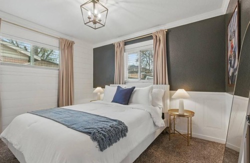 Arvada Plaza Area House | Projector Nights & Park Delights I Designer Reno